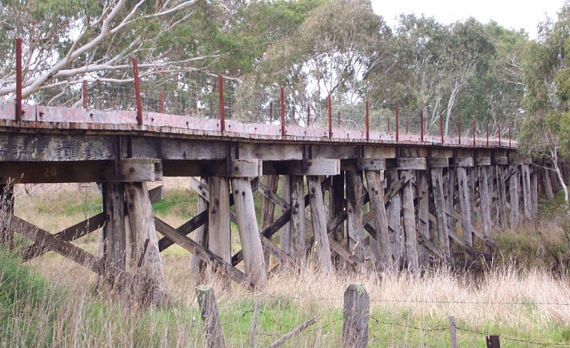 The trestle bridge at The Wannon - (no current transit)